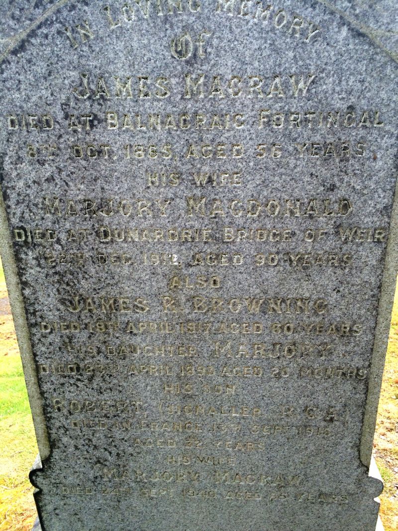 Robert Browning Kilbarchan memorial